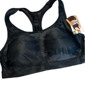 NWT Avita Sports Racer Back Camo Bra XL